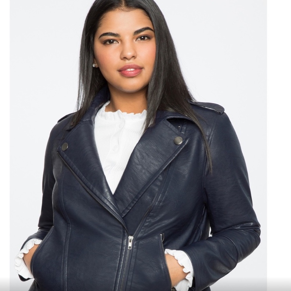 Dark blue Moto jacket
